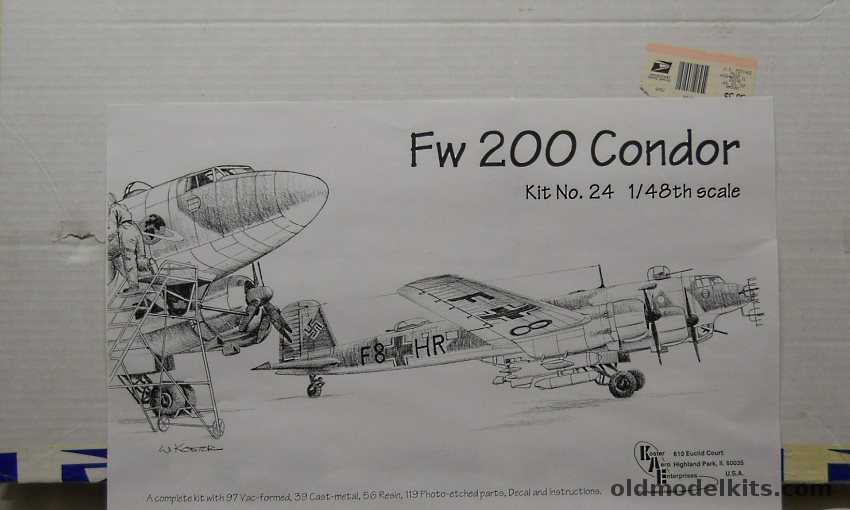 Koster 1/48 FW-200 Condor plastic model kit